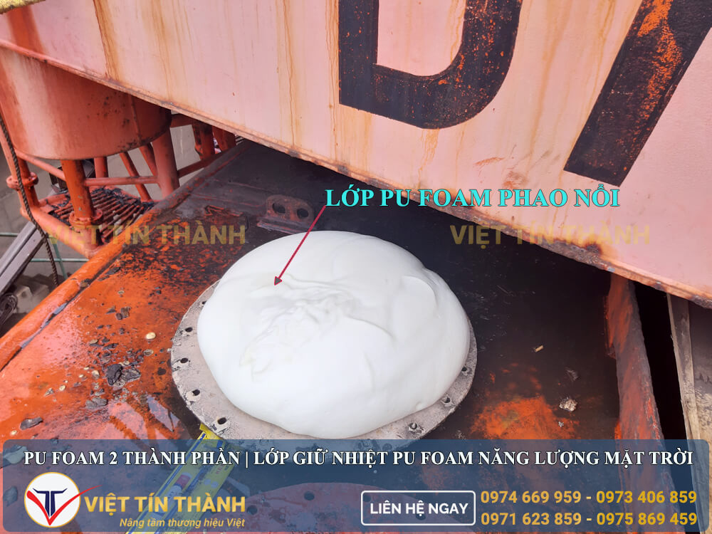 pu foam đổ phao nổi